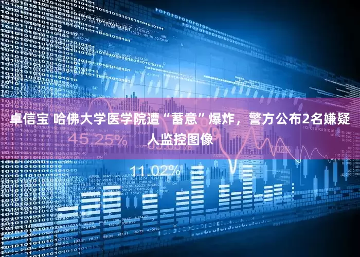 卓信宝 哈佛大学医学院遭“蓄意”爆炸，警方公布2名嫌疑人监控图像